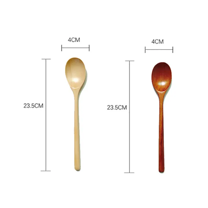 1%20Piece%20Wooden%20Spoon%20Bamboo%20Kitchen%20Korean%20Style%209%20Inch%20Natural%20Wood%20Soup%20Tableware%20Cooking%20Honey%20Coffee%20Spoon%20Mixing%20Spoon%20Encounter%20-%20Image%204