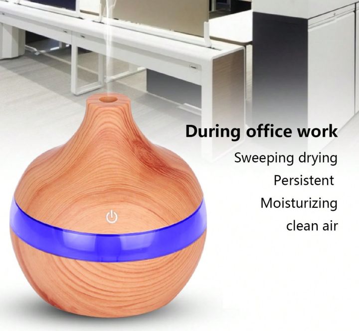 Wood%20Grain%20Household%20Humidifier%20Aroma%20Diffuser%20Atomizer%20USB%20-%20Image%202