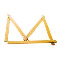 fasdaga 2X Portable Carpenter Wooden Folding Ruler 100cm/39Inch. 