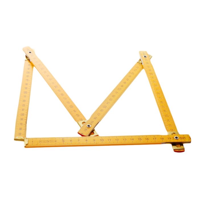 fasdaga%202X%20Portable%20Carpenter%20Wooden%20Folding%20Ruler%20100cm/39Inch%20-%20Image%203
