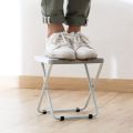 Portable Folding Stool Compact Chair Steel Frame Legs, Outdoor Travel, Beach, Fishing, BBQ, Etc. 