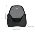 Ergonomically Compliant Split Type Automotive Lumbar Support Buckle Fixation Relieve Fatigue Lumbar Seat Pillow Breathable Memory Cotton Auto Pad Cushion SUV. 