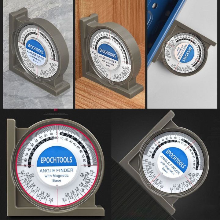 Bubble Inclination Level DIY Level Angle Finder Inclination Level with Magnetic Base Horizontal ...