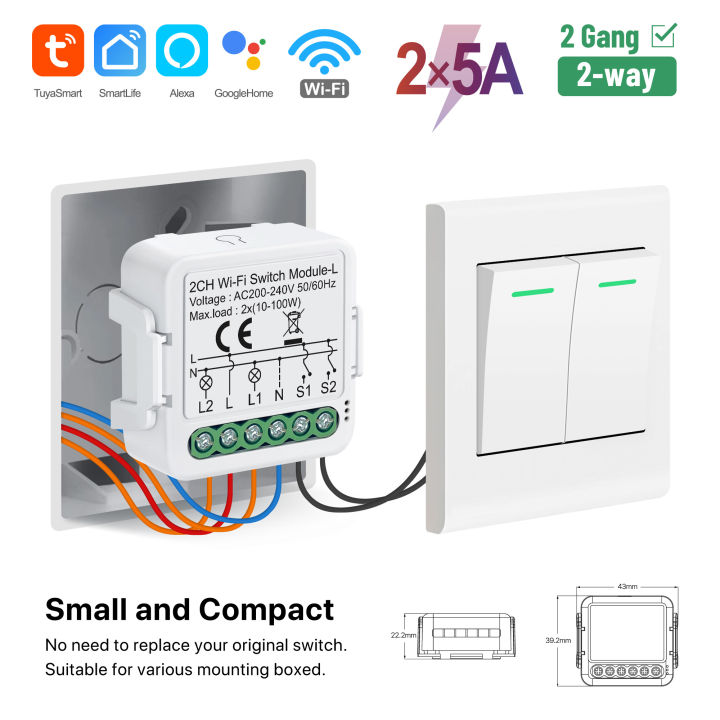 No%20Neutral%20Required%20Tuyasmart%202%20Gang%20Mini%20Switch%20Module%20-%20Image%202