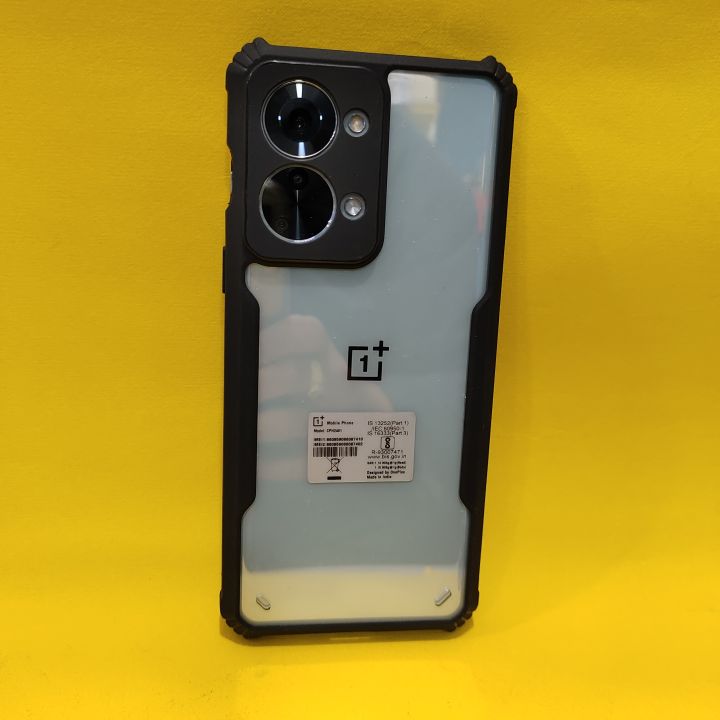 OnePlus%20Nord%202T%205G%20Cover,%20HD%20Clear%20Transparent%20With%20Bumper%20Case%20%7C%20Non%20Yellowing%20-%20Image%204