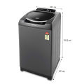 Whirlpool Grey Top Load Washing Machine 14Kg. 