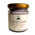 Lavender Scented Soy Wax Candle 100gm Natural Long-Lasting Clean Burning. 