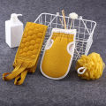 1 Set Three Piece Bath Towel Set Shower Sponge Kit Exfoliating Back Scrubber Bath Sponges for Shower Bath Scrubber Loofah Sponge Sponges for Bathing Bath Kit Clean Cloud Velvet Sp. 