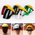 Safety PC Plastic Welding Helmets Auto Darkening Transparent Face Cover Anti Splash 5 Colors Protective Welder Welding Supplies. 