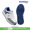 Goldstar Men's AX-2EV Casual Sneakers (White/Grey). 