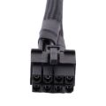 8Pin Male to Dual 6 Pin Female Cable Adapter 20cm CPU 8Pin To Graphics Video Card PCI-Express Power Splitter Cable. 