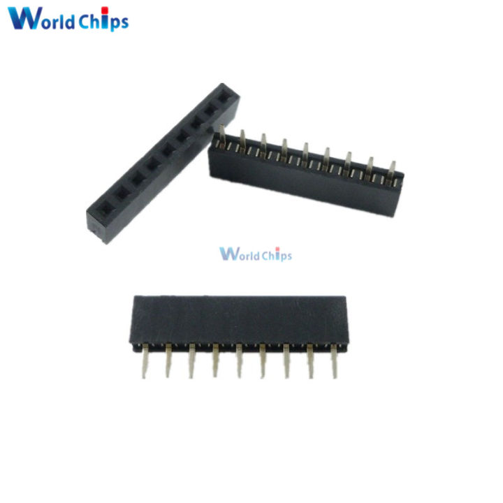 10PCS%201x9%20Single%20Row%209%20Pins%20Socket%20Female%20Header%202.54MM%20-%20Image%203