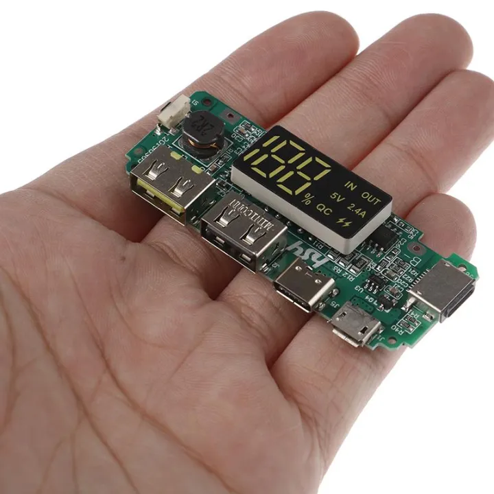 LED%20Dual%20USB%205V%202.4A%20Micro/Type-C%20USB%20Mobile%20Power%20Bank%2018650%20Battery%20Charging%20Module%20Lithium%20Battery%20Charger%20Board%20Circuit%20Protection%20-%20Image%203