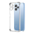 Redmi 12 Clear Case - Transparent Soft Silicone TPU Anti-Fall Cover. 