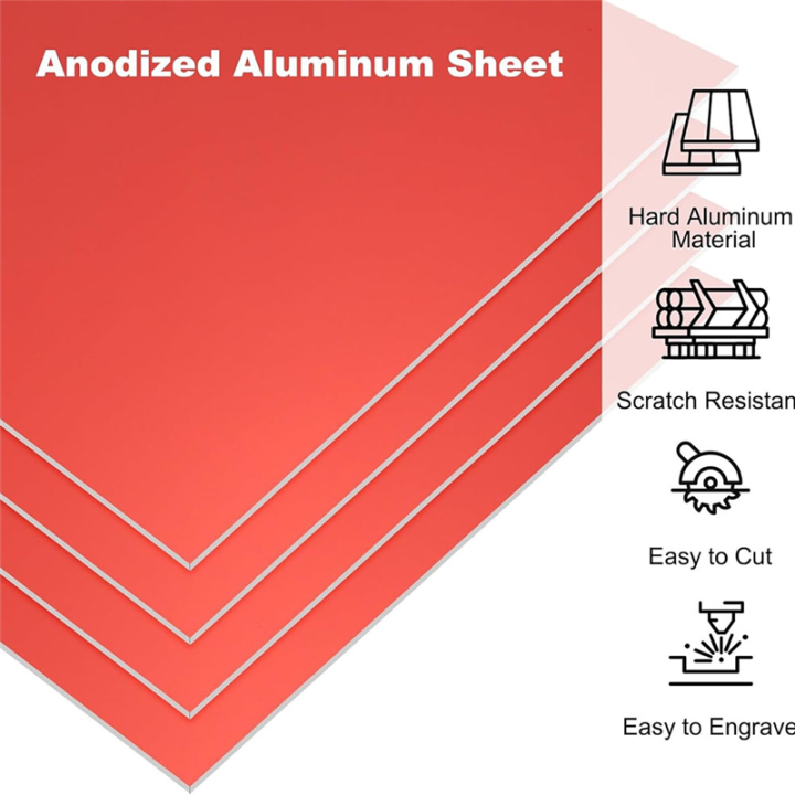 JAERBEE%203.3x2.1x1/32inch%20Anodized%20Aluminum%20Sheet,%205Pcs%20Metal%20Rectangle%20Aluminum%20Plate%200.8mm%20for%20Laser%20Engraving%20DIY%20Decorative%20A%20-%20Image%208