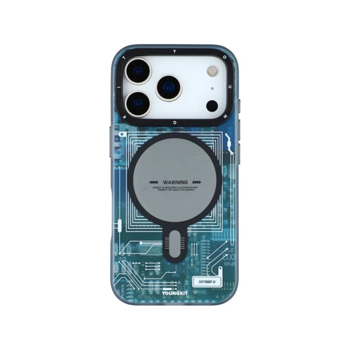YOUNGKIT Technology Series Case For iPhone 17 Pro Max Matte Finish Cover with Magsafe By Panchakumari Mobile Hub
