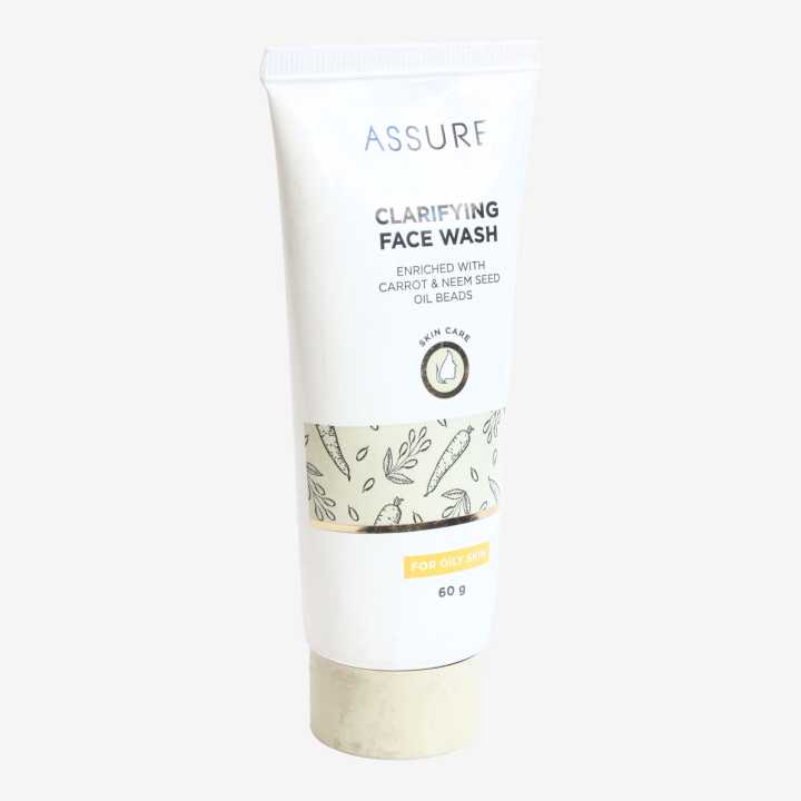 Assure%20Clarifying%20Face%20Wash%20Enriched%20With%20Carrot%20&%20Neem%20Seed%20Oil%20Beads%2060g%20-%20Image%203