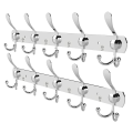 Coat Hooks Wall Hanger for Wall - Stainless Steel Coat Hooks (2 Pack) - Heavy Duty Coat Hooks Wall Mounted - Wall Hanger Wall Hooks. 