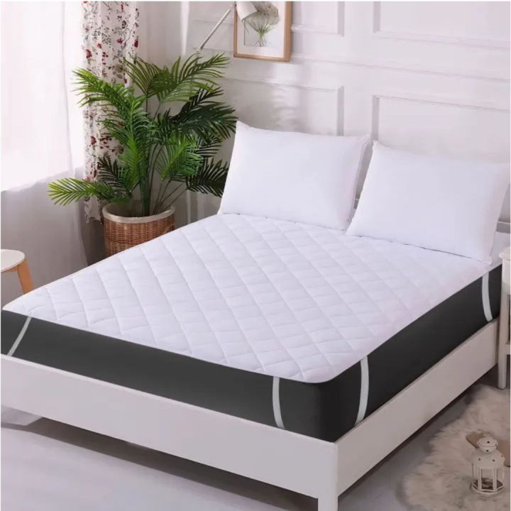 100%25%20Pure%20Cotton%20King%20Size%20Waterproof%20Mattress%20Protector%20(6x6.5ft)%20-%20Image%202
