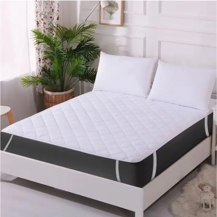100%25%20Pure%20Cotton%20King%20Size%20Waterproof%20Mattress%20Protector%20(6x6.5ft)%20-%20Image%202