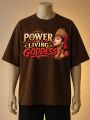 Power of Living Goddess – Traditional Nepalese Culture Printed  T-Shirt. 
