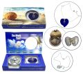 ANX Wish Pearl Necklace Making Kit,Oysters with Pearls Inside, DIY Love Necklace Gift Set For Her / Pendant For Her. 