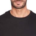Livingtex T-Shirt for Men/ Black, Short Sleeve, Pure Cotton, Round Neck T-Shirt for Men. 