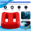 Dive Weights for Scuba Diving Weight Belt Coated Lead 1500g Red. 
