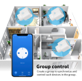 16A Tuya Zigbee Smart Socket EU Plug Home Automation Integration Realized Whole-house Intelligence Smart Life APP. 