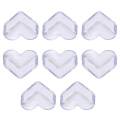 Soft Proofing Corner Guards Clear Edge Proof Protectors Table Bumpers Cover Furniture Sharp Corners for Baby Chlidren Kids Safety- 8 Pack. 
