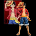 Aweisuan IUQXU Anime One Piece Luffy Straw Hat Big Standing Ver. Figure OP PVC Action Figures Luffy Zoro Snaji Model Toys Children Gifts 25cm. 