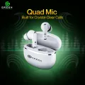 Green Pulse ANC (UP to 32 dB) Earbuds | 40 Hours | Quad Mic |  App Support | BT Version 6.0 | 45ms Low Latency| IPX5 Water Resistance  | ASAP  Fast Charging | 12.4mm Driver For Deep Bass Wireless Earbuds | Type-c Charging. 
