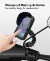 Waterproof Motorcycle Mobile Cellphone Stand  Phone Holder Bag For Motorcycle Water Proof. 