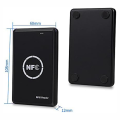 Smart Access Control Card Copier Black RFID Reader Writer 125KHz Card Duplicator 13.56MHz Encrypted Card Decoder NFC Tag. 