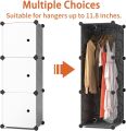 10Cubes Plastic Wardrobe with Shoe Rack. 