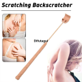 Difutagui Profesional 1pc Adjustable Back Scratcher Four Section Retractable New Aid Stick Scratching Massage Roller Long Wooden Body Itch Tools. 