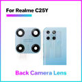 Back Camera Glass Lens Cover For OPPO Realme C3 C11 C12 C15 C20 C20A C21 C21Y C25 C25S C25Y A Y S 2021 Rear main Camera Glass. 