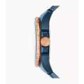 Fossil Blue Ceramic Business Watch For Women - CE1125. 