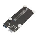 USB 3.0 Mini PCI-E to PCIe PCI Express 1X to 16X Extender Riser Raiser Card Adapter SATA 6Pin Power Cable for BTC Mining. 