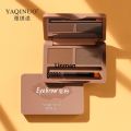 Linman YAQINUO Three-Dimensional Double Action Eyebrow Powder does not blend eyebFifty percent discount row tint, nose shadow eyeshadow eyeshadow contouring natural eyebrow powder. 