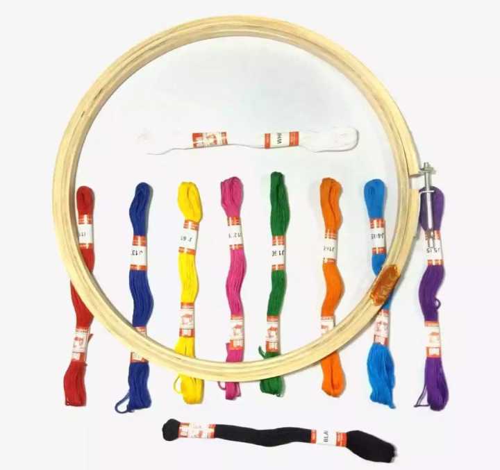 Doli%20Hand%20Embroidery%20Thread-%20Set%20No.%201%20With%20Wooden%20Frame%2010"%20Kit%20-%20Image%202