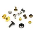 100Sets Metal Leather Collar Decor Rivet Stud 6/8/10mm Double Cap Spot Nail Clothes Accessory Screw Leather Bag Stud Bag Belt Jacket Shoes Repair. 