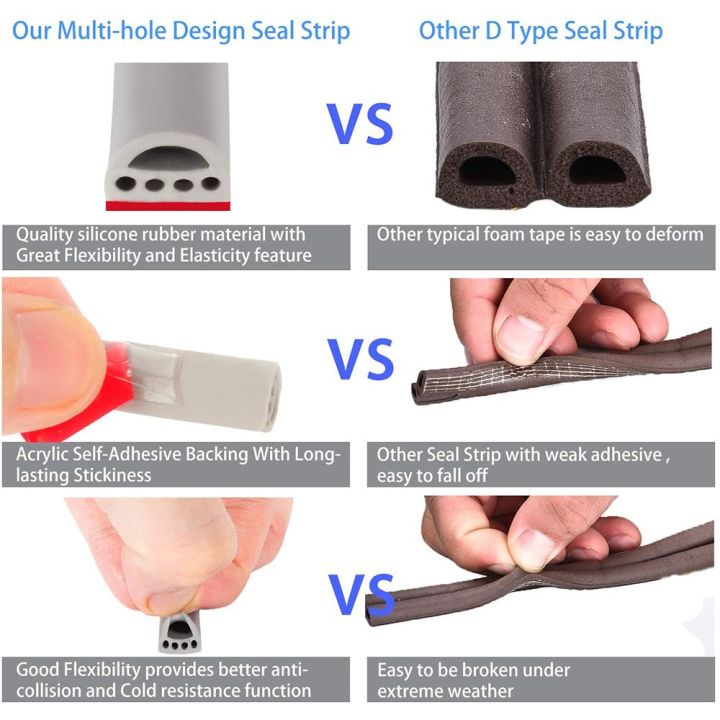 6M%20D/I%20Type%20Self-adhesive%20Silicone%20Rubber%20For%20Door%20Window%20Weather%20Stripping%20Sealing%20Strip%20Draught%20Excluder%20-%20Image%204