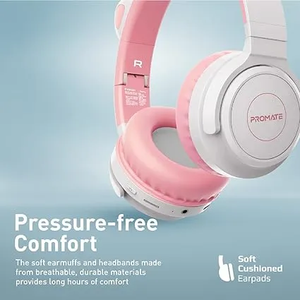 Promate%20PANDA,%20Kids%20Wireless%20Headset,%20On-Ear%20Bluetooth%20Foldable%20Headphones%20with%2093Db%20Safe%20Volume%20Limit,%20LED%20Cat%20Ears,%20MicroSD%20Card%20Slot,%20AUX%20Mode,%20Mic%20and%20Long%20Playback%20Time%20for%20Bluetooth/3.5mm%20Devices%20-%20Image%205