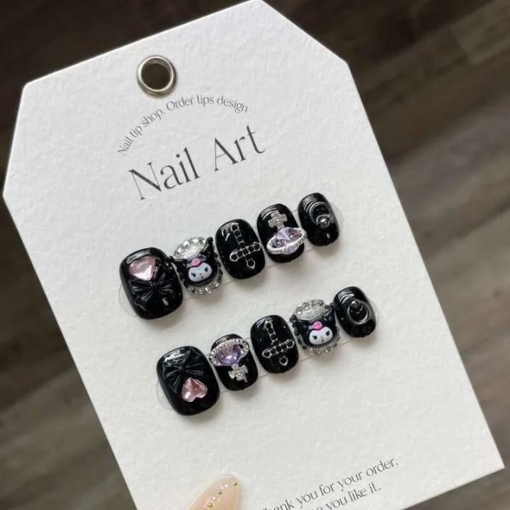 Nail%20art%20patch%20finished%20Spicy%20Girl%20Happy%20Planet%20Kulomi%20pure%20handmade%20product%20-%20Image%202