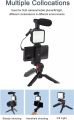 Video Vlogger Kits Microphone LED Fill Light Mini Tripod For Phone Vlog Video Recording Condenser AY-49. 