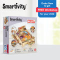 Smartivity Pinball Machine Stem Diy Fun Toy, Educational & Construction Based Activity Game & Gift Kit For Kids 8 To 14 Years. 