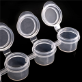JAERBEE 400 Strips Paint Pots Strips,300 Pots 2Ml/0.07 Oz Empty Paint Cup Pots with Lids, for Classrooms Paintings Art Festivals. 