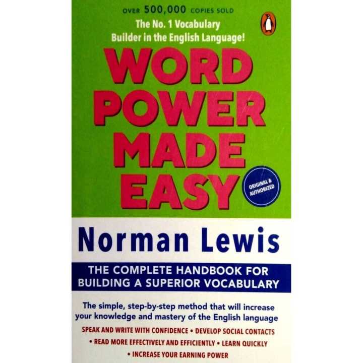 Word Power Made Easy By Norman Lewis