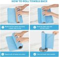 Pack Of 20 Microfiber Cleaning Cloth Roll Kitchen Towel Roll Cleaning Towels - Reusable and Washable Cloths for Kitchen, Washable and Reusable - 1roll. 
